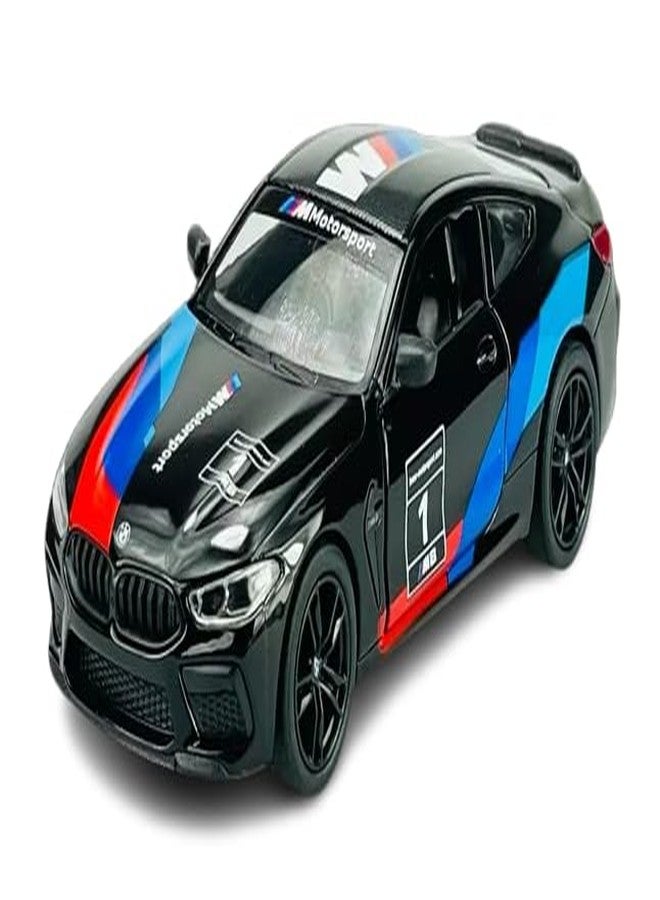 KITMEER KINS MARTS BM M8 Competition Coupe Black 1:38 DIE CAST Metal Model Toy Car for Toddlers Kids Boys Girls, Gift (Black) - Image 1
